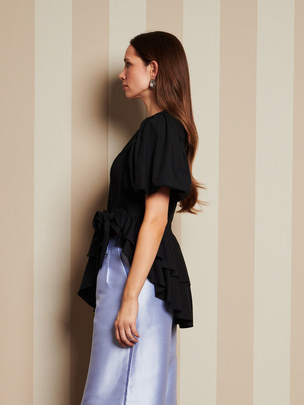 Pantry Rose Top Pitch Black / Z
