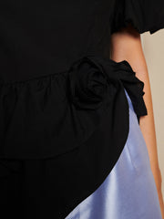 Pantry Rose Top Pitch Black / Z