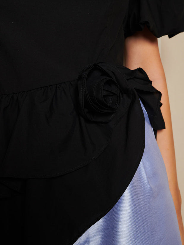 Pantry Rose Top Pitch Black / Z