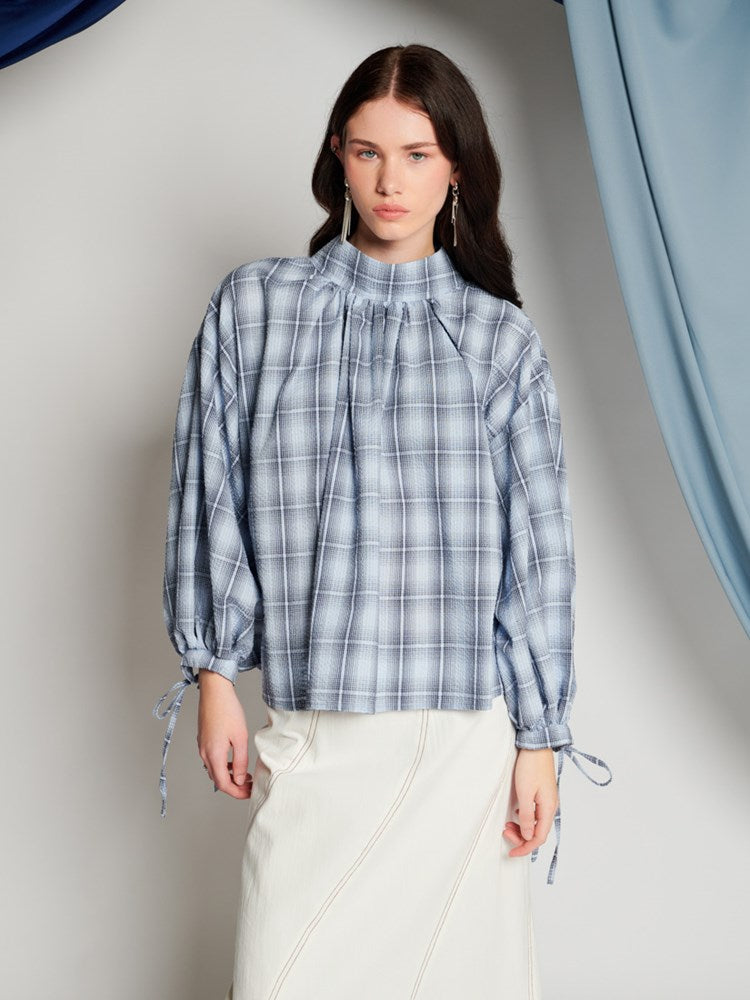 Ghospell Caitlin Check Top – Sister Jane