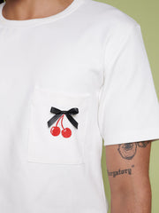 Rory Cherry Embroidery Shirt