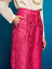 Dia Rose Jacquard Trousers