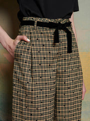 Pine Check Trousers