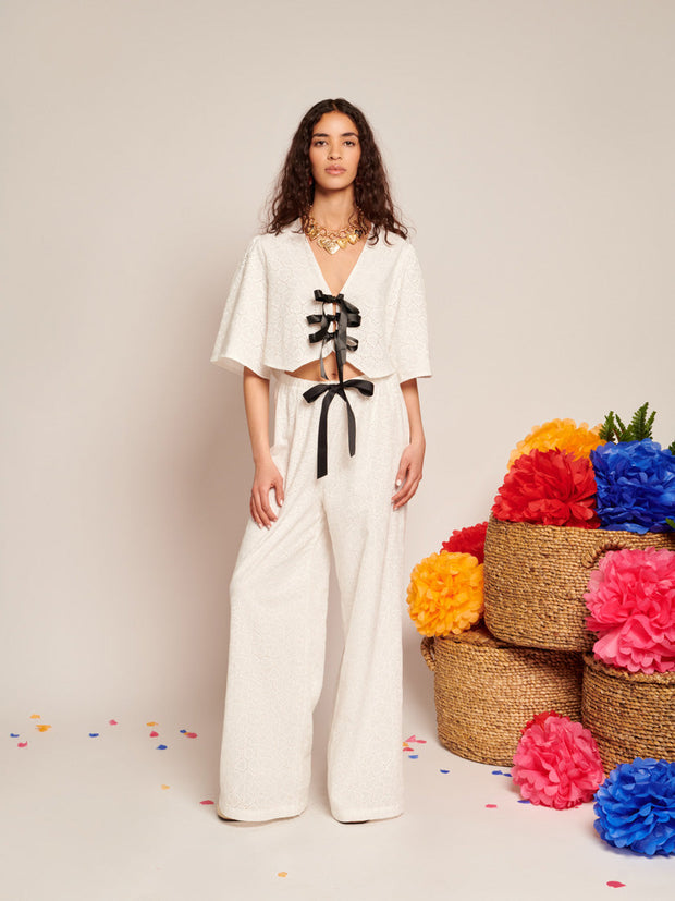 Blanca Broderie Anglaise Trousers