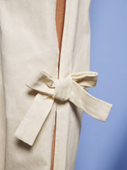 Bay Denim Bow Side Jeans Ivory Cream / Z