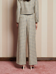 Nook Check Trousers Blue, Multi Check / Z