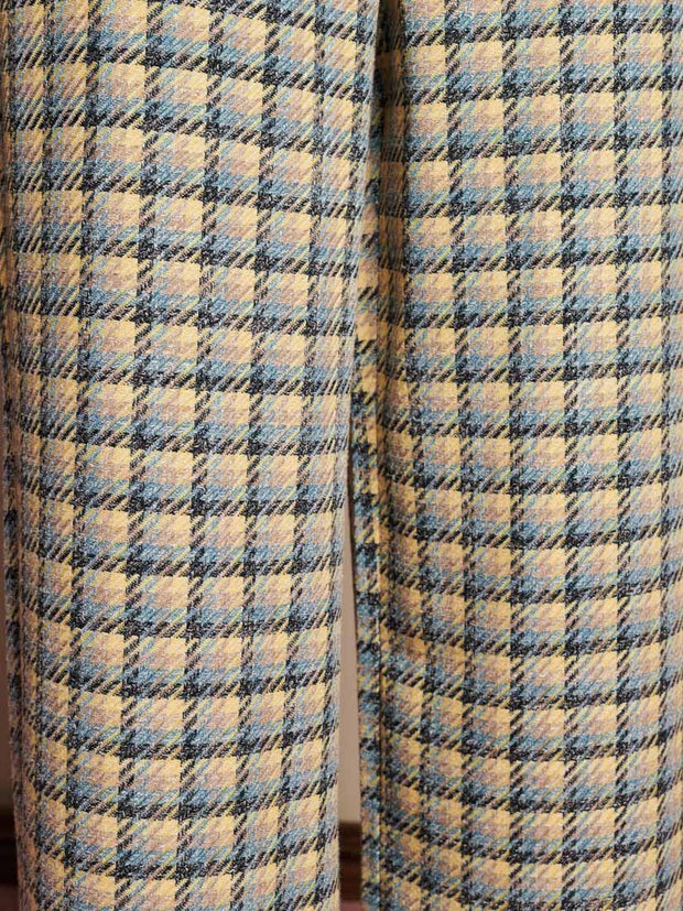 Nook Check Trousers Blue, Multi Check / Z