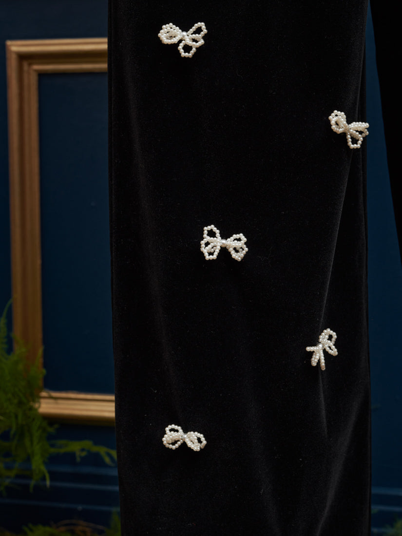 DREAM Invitation Velvet Bow Trousers – Sister Jane