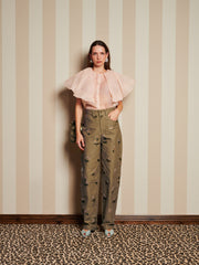 <b>DREAM</b> Chateau Flower Embellished Jeans