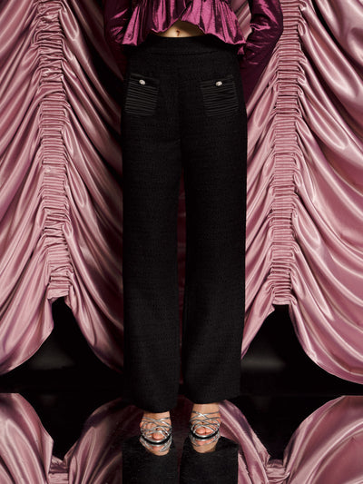 <b>DREAM</b> Showgirls Tweed Trousers Coal Black / Z