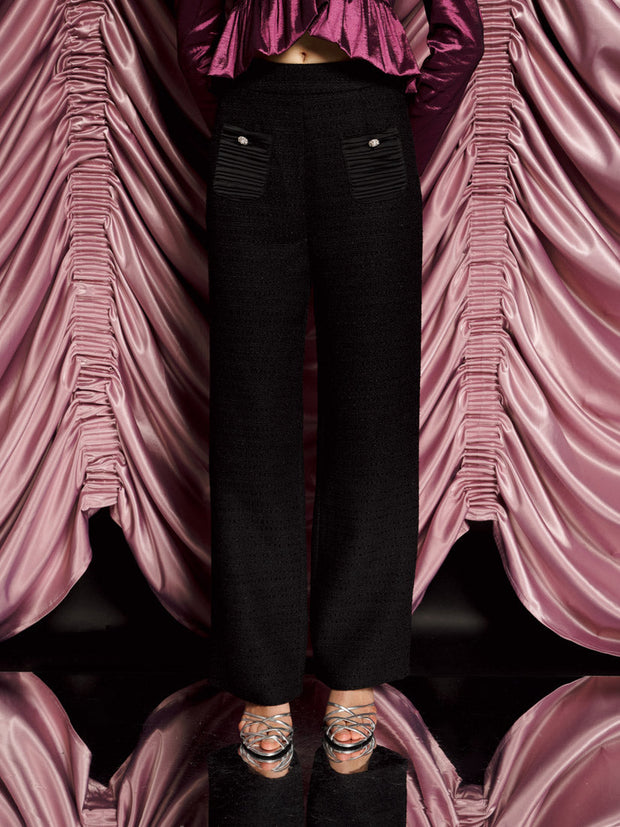 <b>DREAM</b> Showgirls Tweed Trousers Coal Black / Z