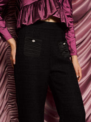 <b>DREAM</b> Showgirls Tweed Trousers Coal Black / Z