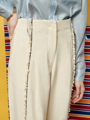 <b> Ghospell </b> Donna Trimmed Trousers