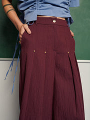 <b> Ghospell </b> Kiraz Pleated Trousers