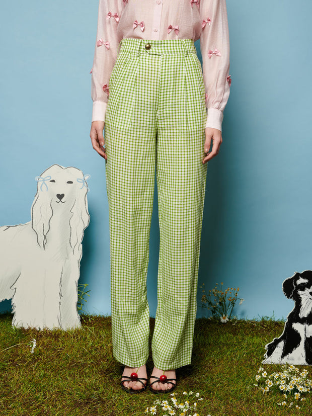 Lionel Gingham Trousers