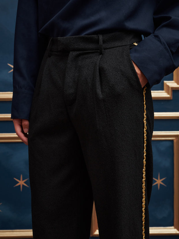 Dylan Sequin Trim Trousers