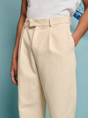 Skipper Ric Rac Trousers Ivory Cream / Z