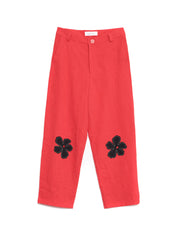 Camelia Applique Trousers