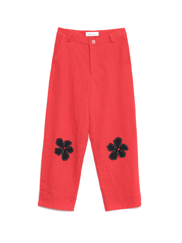 Camelia Applique Trousers