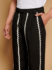 Bougie Ric Rac Trousers Coal Black / Z