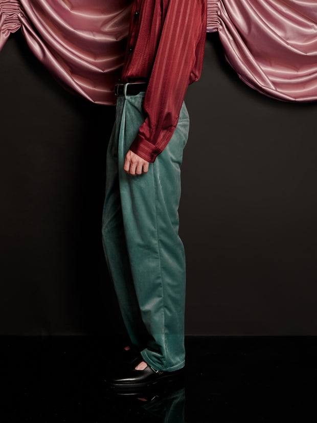 Elio Velvet Tailored Trousers