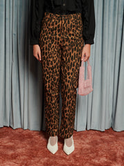 Matteo Leopard Jeans