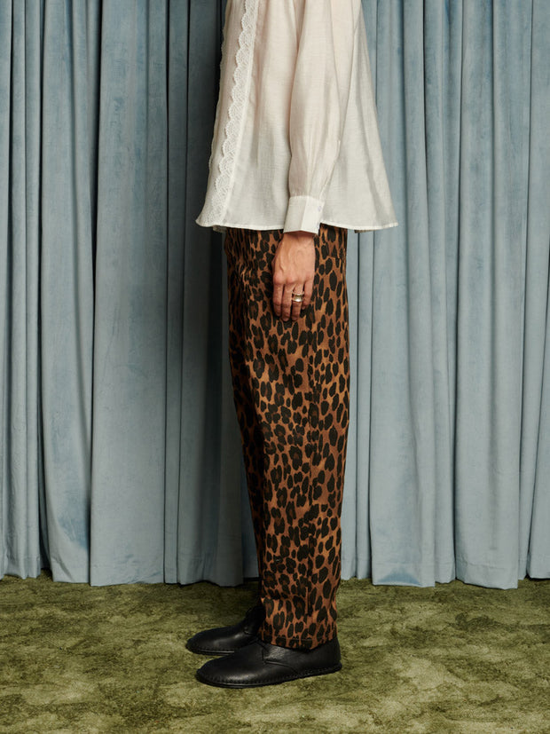 Matteo Leopard Jeans Leopard Tan / Z