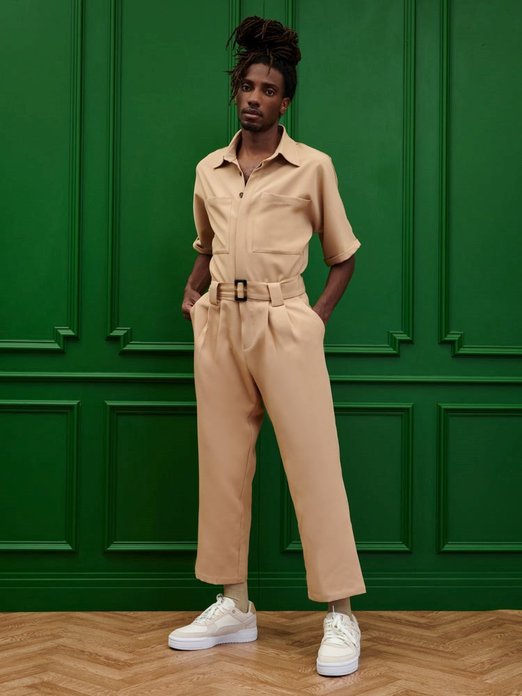 Bertie Crepe Boiler Suit