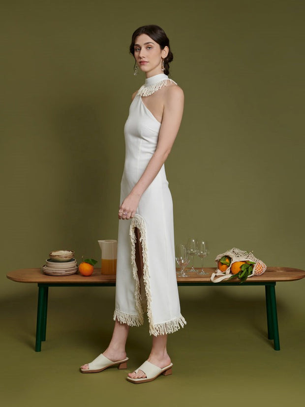 <b>Ghospell</b> Simone Fringe Dress