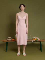 <b>Ghospell</b> Stella Gingham Midi Dress