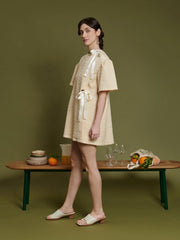<b>Ghospell</b> Mira Mini Wrap Dress