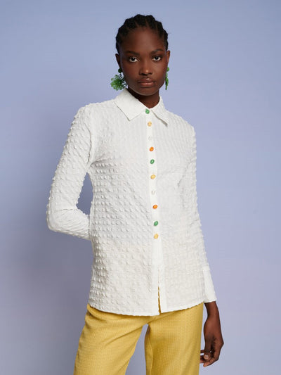 <b>Ghospell</b> Nikita Button Shirt