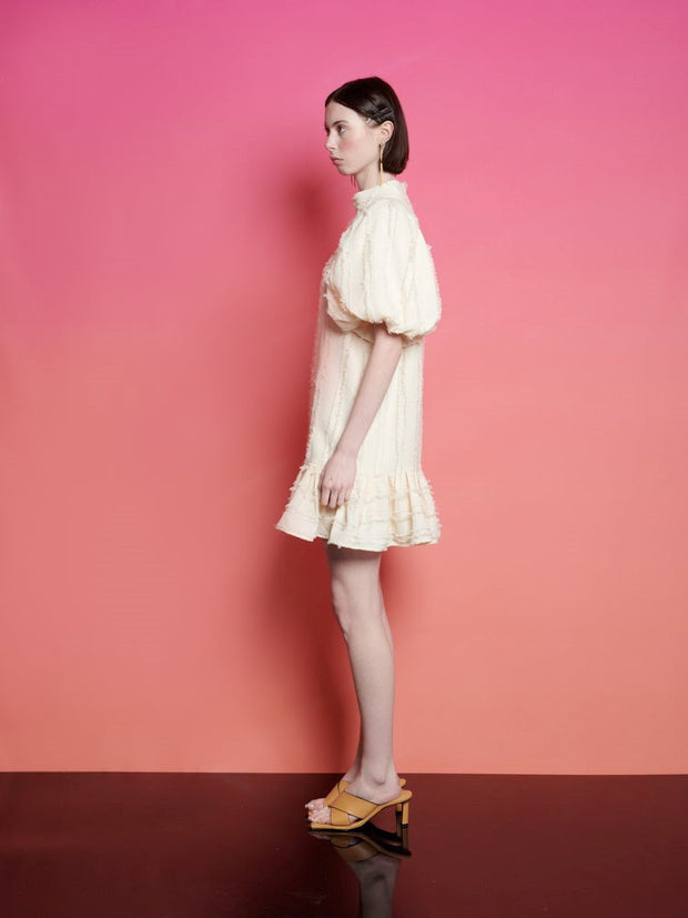 <b>Ghospell</b> Soleil Textured Mini Dress