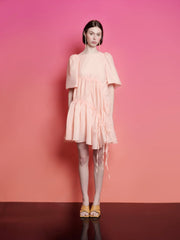 <b>Ghospell</b> Paola Ruched Mini Dress