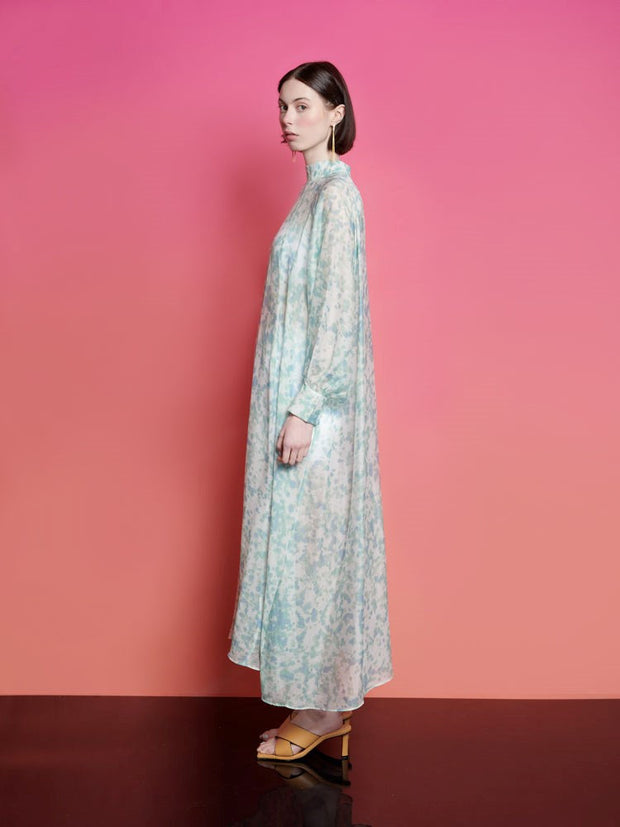 <b>Ghospell</b> Nina Printed Midi Dress