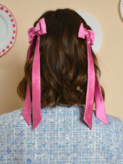 Lisse Long Hair Bow Clips