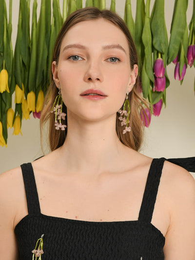 <b>DREAM</b> Gwen Flower Bead Earrings