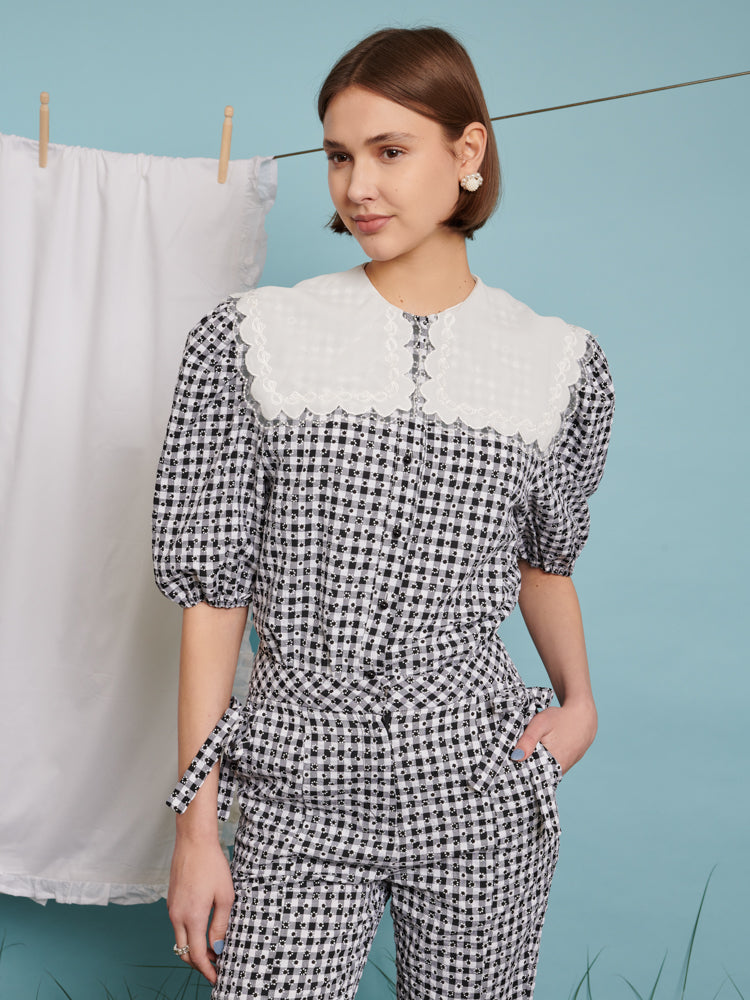 Tallulah Gingham Blouse – Sister Jane