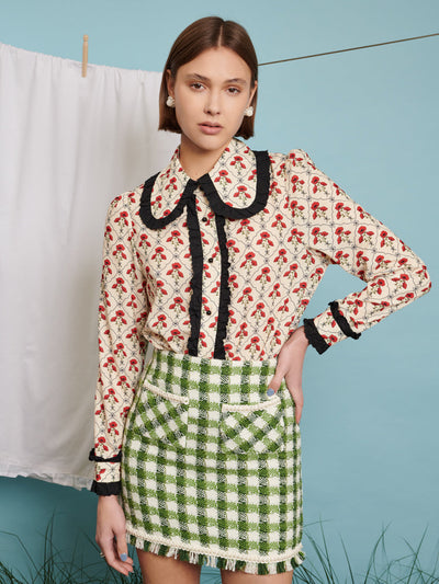 Plume Poppy Print Shirt