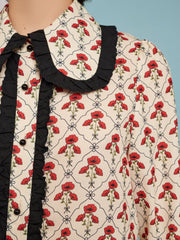 Plume Poppy Print Shirt