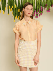 <b>DREAM</b> Apricot Tulip Blouse