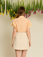 <b>DREAM</b> Apricot Tulip Blouse