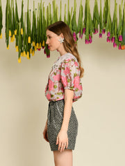 <b>DREAM</b> Tulipa Jacquard Blouse