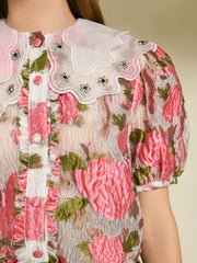 <b>DREAM</b> Tulipa Jacquard Blouse