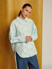 <b>Ghospell</b> Katy Pleat Back Shirt