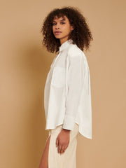 <b>Ghospell</b> Everett Statement Shoulder Shirt