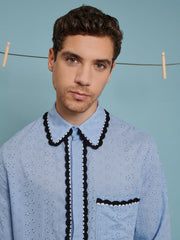 Penny Crochet Trim Shirt