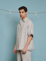 Cameron Fray Stripe Boxy Shirt