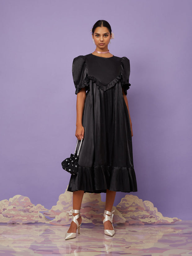 Barre Ruffle Midi Dress – Sister Jane