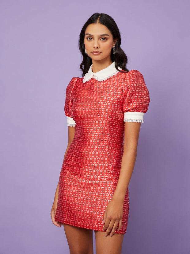 On Stage Jacquard Mini Dress – Sister Jane